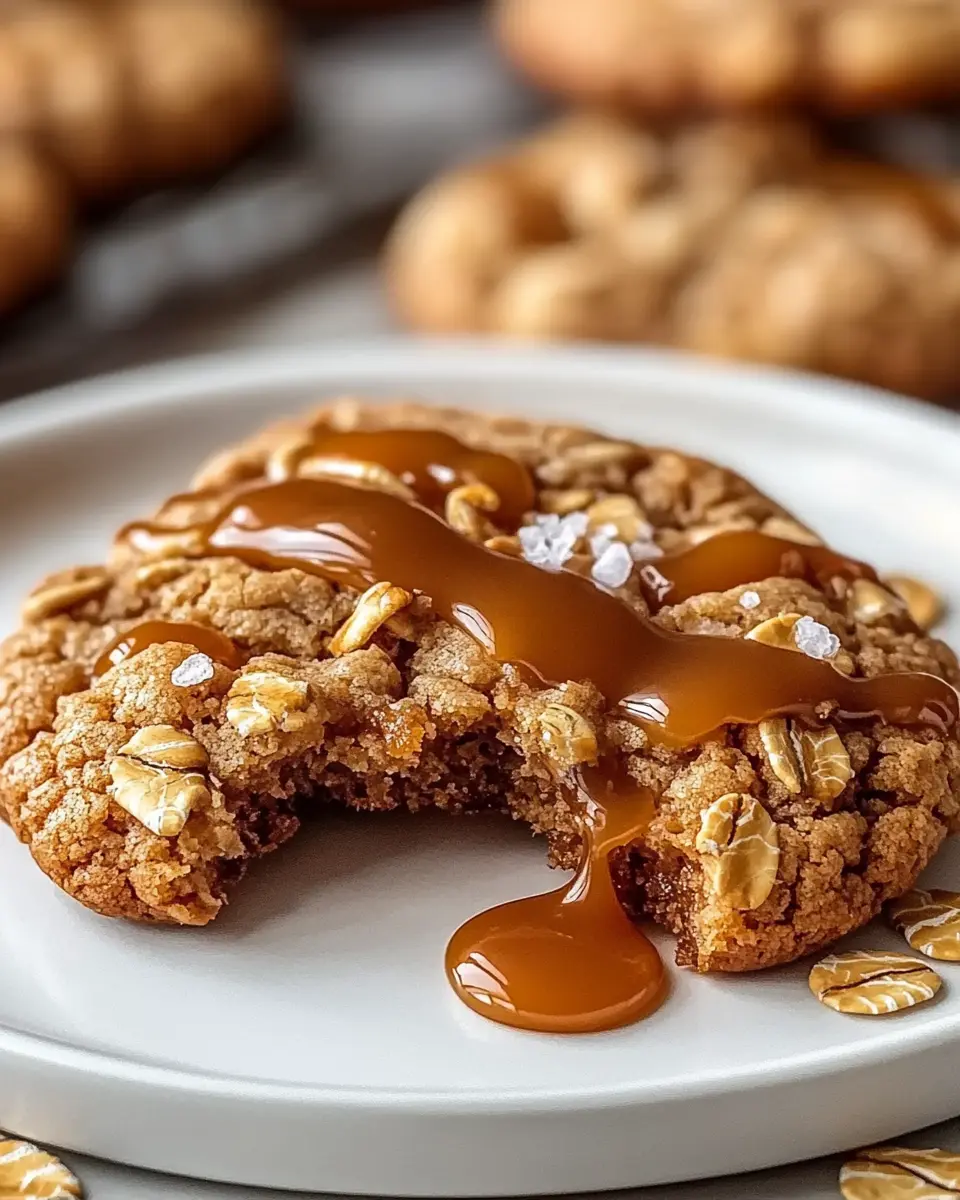 SAFTIGE KARAMELL HAFERFLOCKEN COOKIES First Image First Image