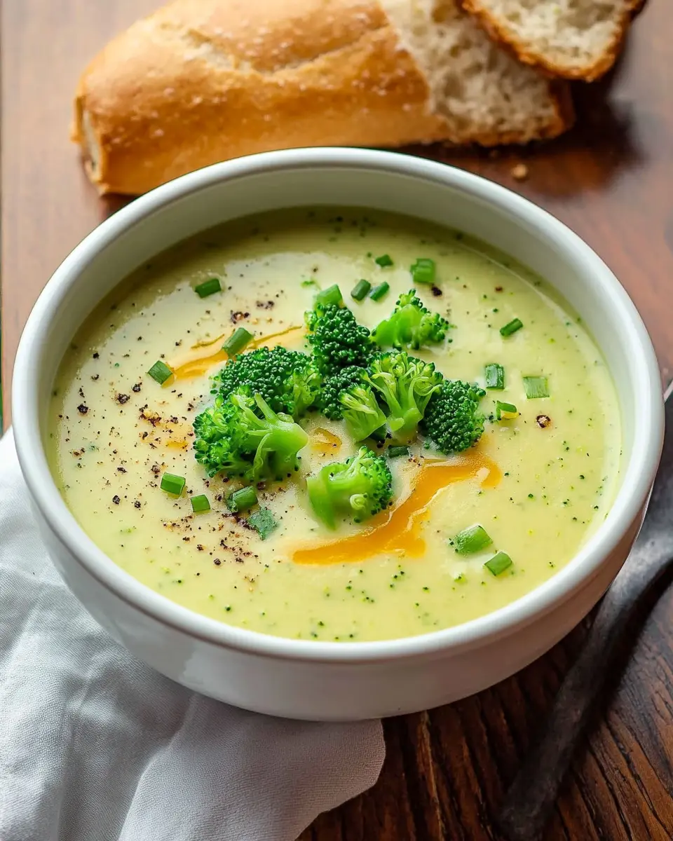 Brokkoli-Cheddar-Suppe First Image First Image