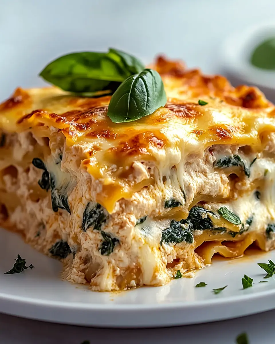 Cremige Hähnchen-Lasagne aus dem Slow Cooker First Image First Image
