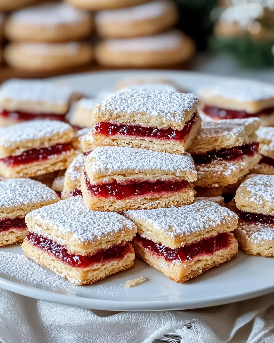 Linzer Streifen Cookies First Image First Image