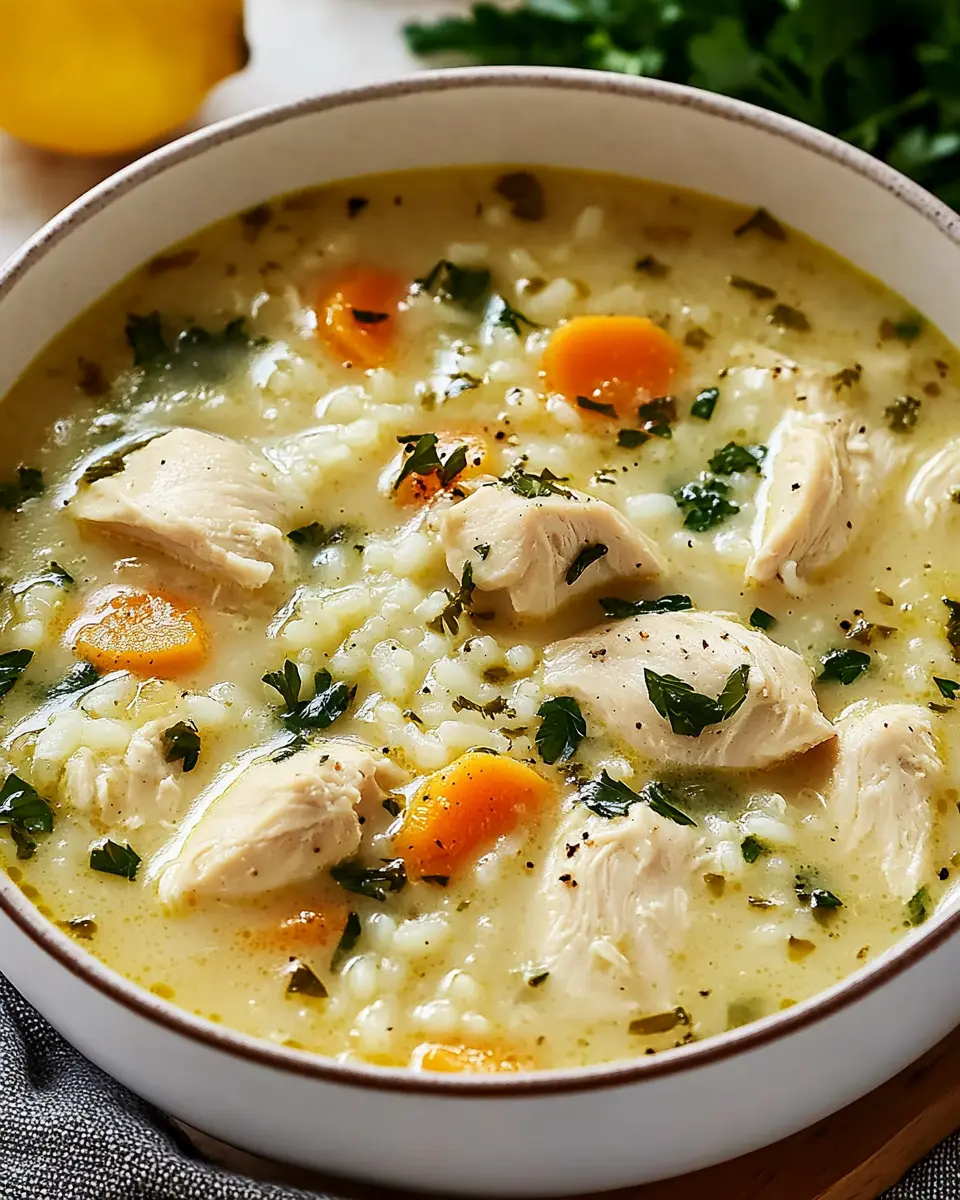 Cremige Zitronen-Hühner-Reis-Suppe: Einfach und Belebend! 7 of4swb6cszena25akhal