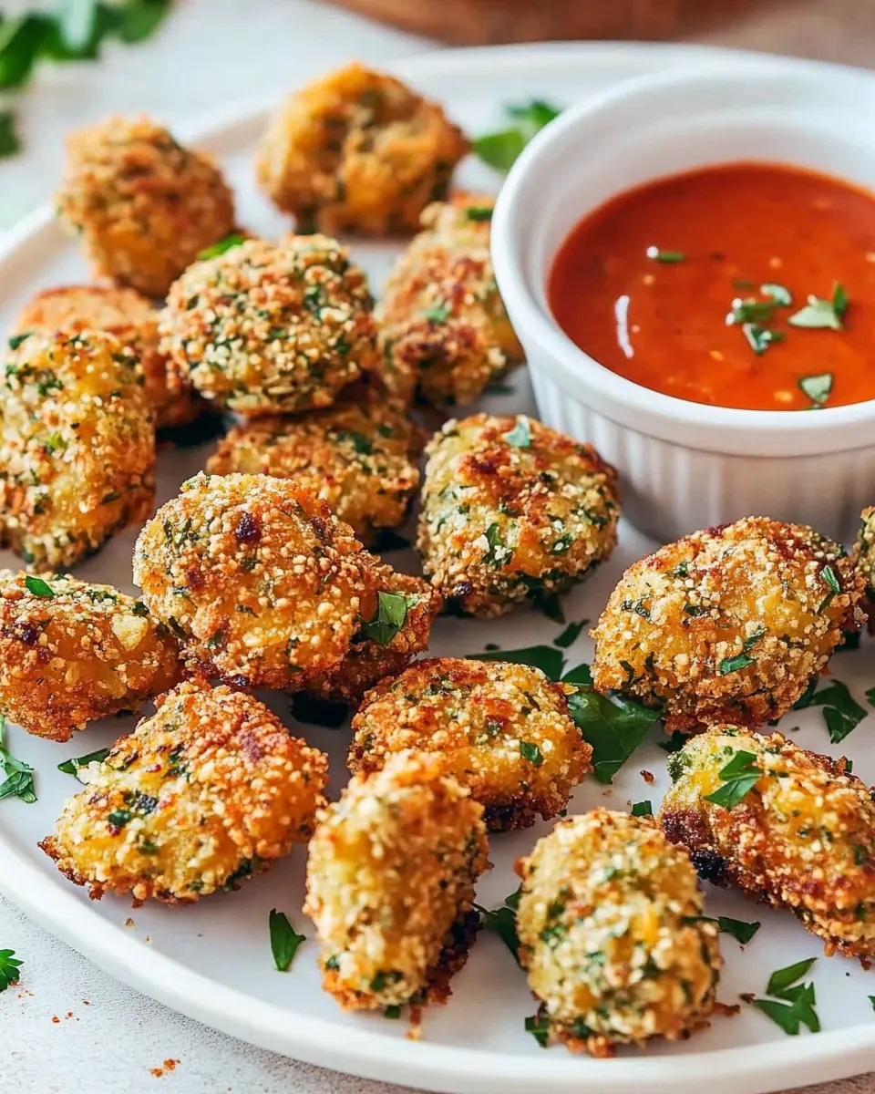 Knusprige Gemüse-Nuggets mit Käse First Image First Image