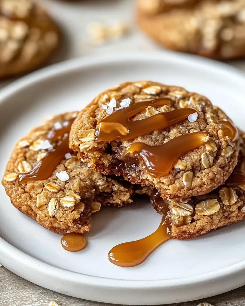 Saftige Karamell Haferflocken Cookies: Irresistibly Chewy Treats 7