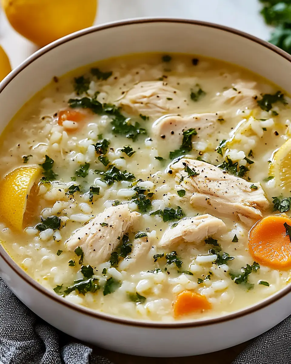 Cremige Zitronen-Hühner-Reis-Suppe: Einfach und Belebend! 6 t6178ju6ypvwj3ka6ayt