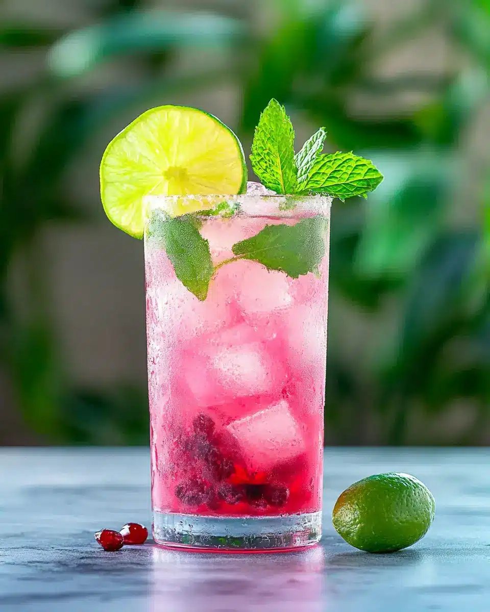 Erfrischender Pink Mojito Mocktail: Your Best Summer Sip 6 uk7lkdoct8oaohzf8c5u