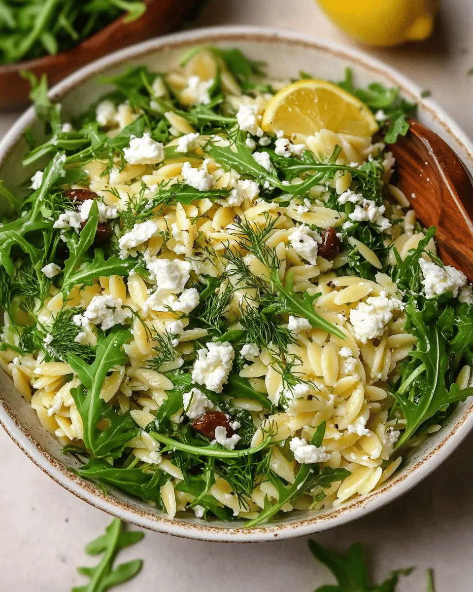 Zitronen-Dill-Orzo-Salat: Refreshing Feta Delight for You! 5