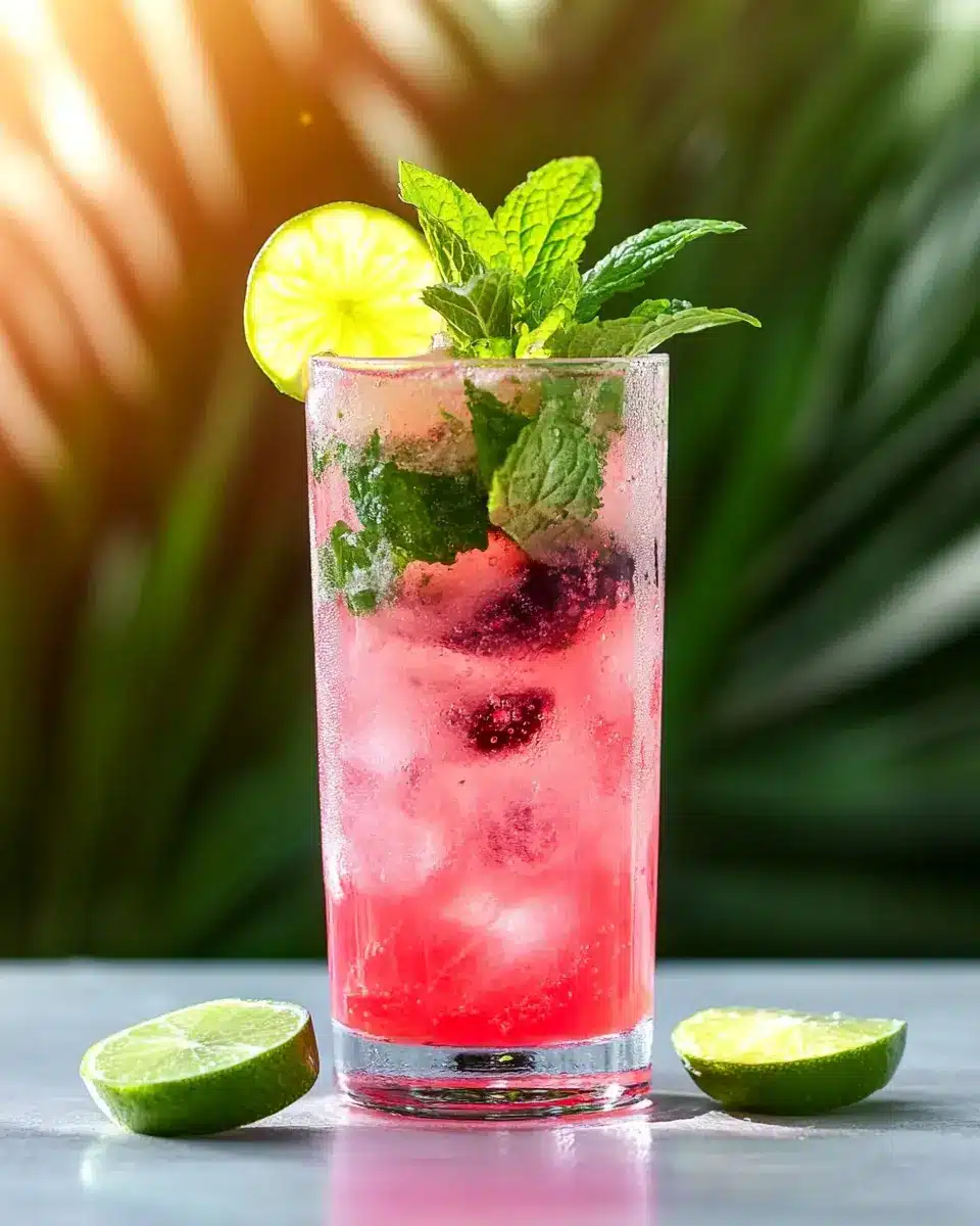 Erfrischender Pink Mojito Mocktail: Your Best Summer Sip 5