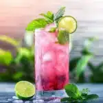 Erfrischender Pink Mojito Mocktail First Image First Image