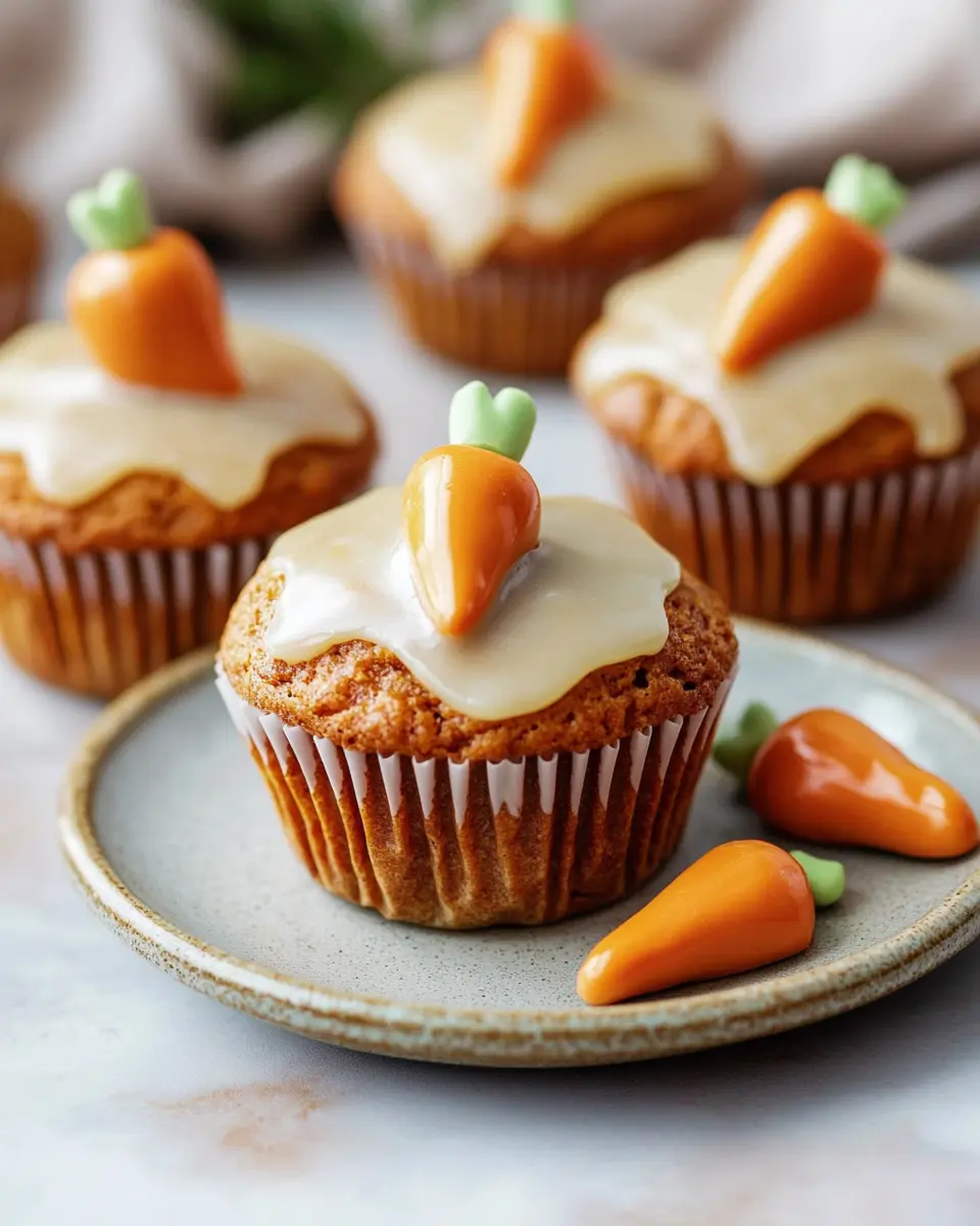 Saftige Karotten Muffins (vegan, glutenfrei) First Image First Image