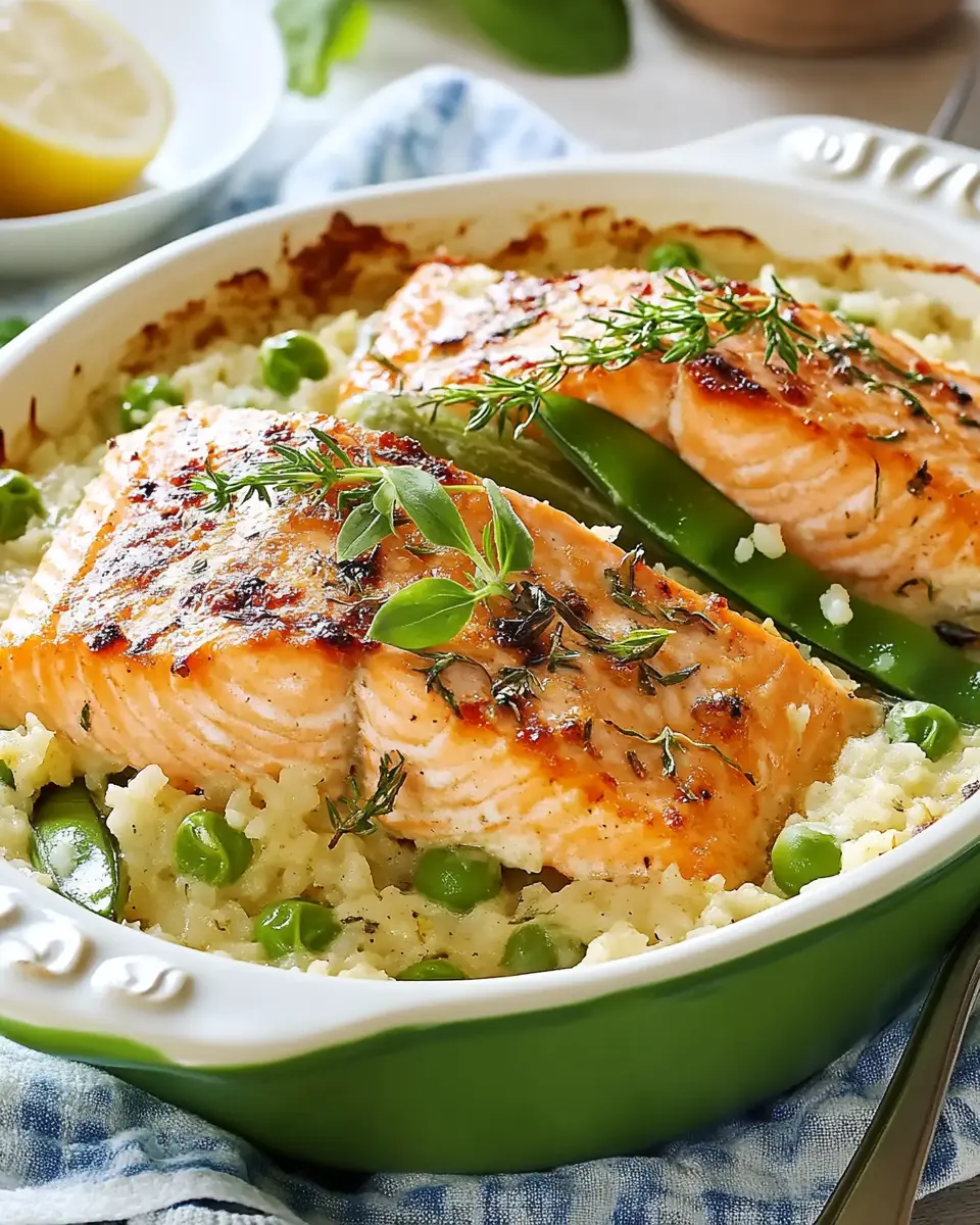 Lachs-Reis-Auflauf mit Zuckerschoten: A Comforting Delight 5