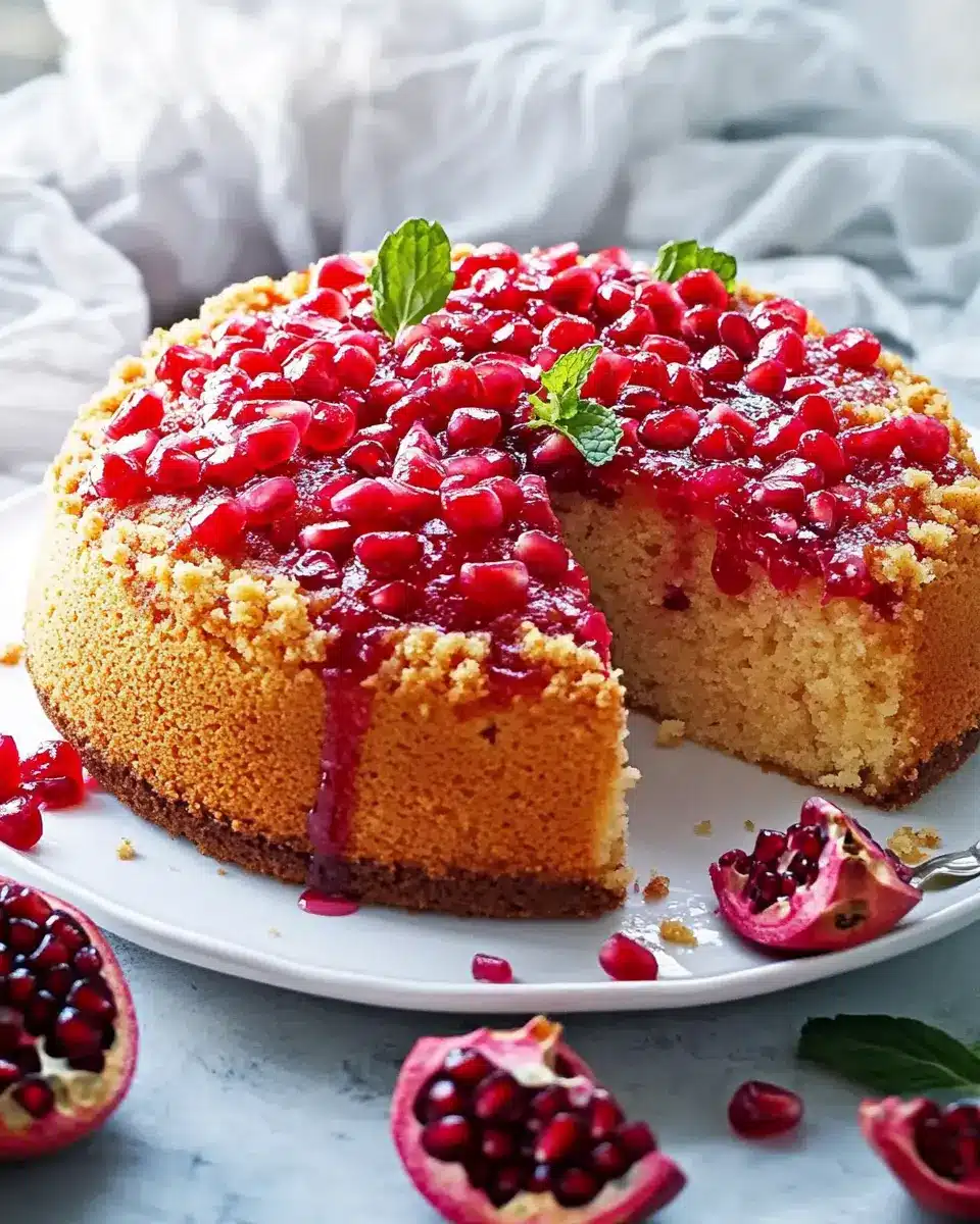 Rührkuchen mit Granatapfel First Image First Image
