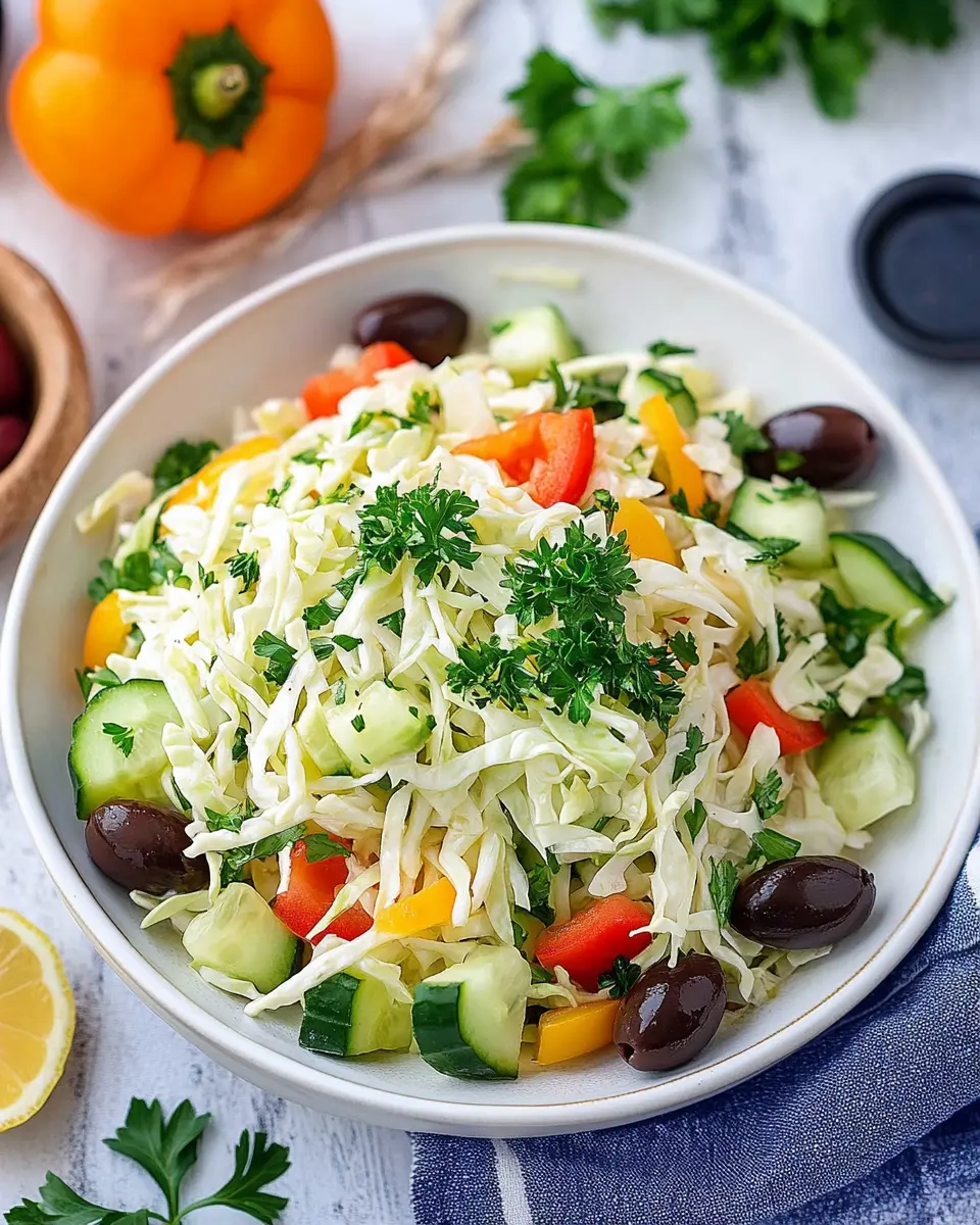 Griechischer Krautsalat – einfaches Rezept für frische Genussmomente 6 c7azofw16gap257twvdn