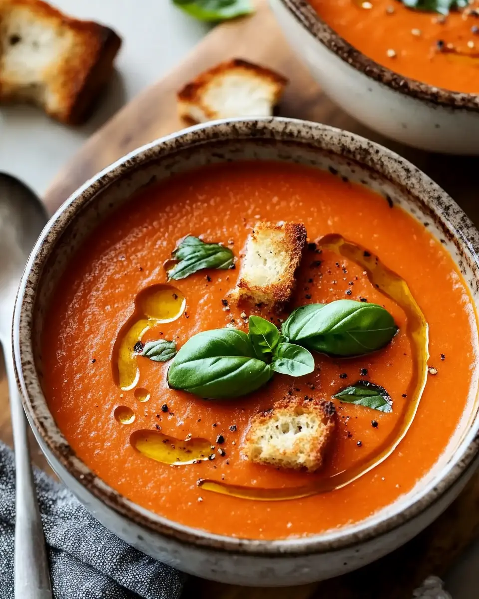 Klassische Tomatensuppe: Beste Version in 7 einfachen Schritten 7