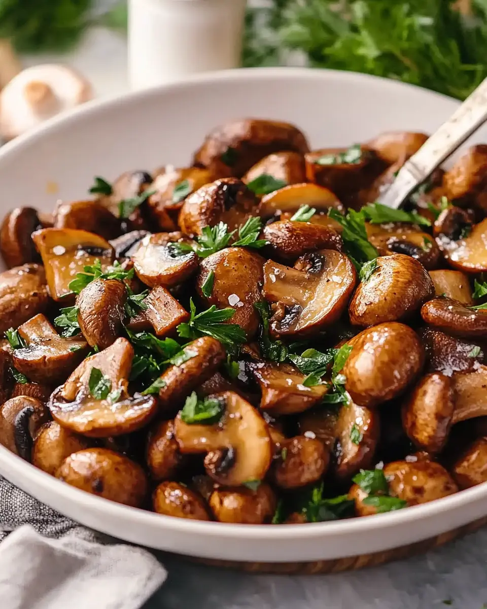 Deftiges Lieblingsessen Champignon-Pfanne: Indulgent Market Flavor 7