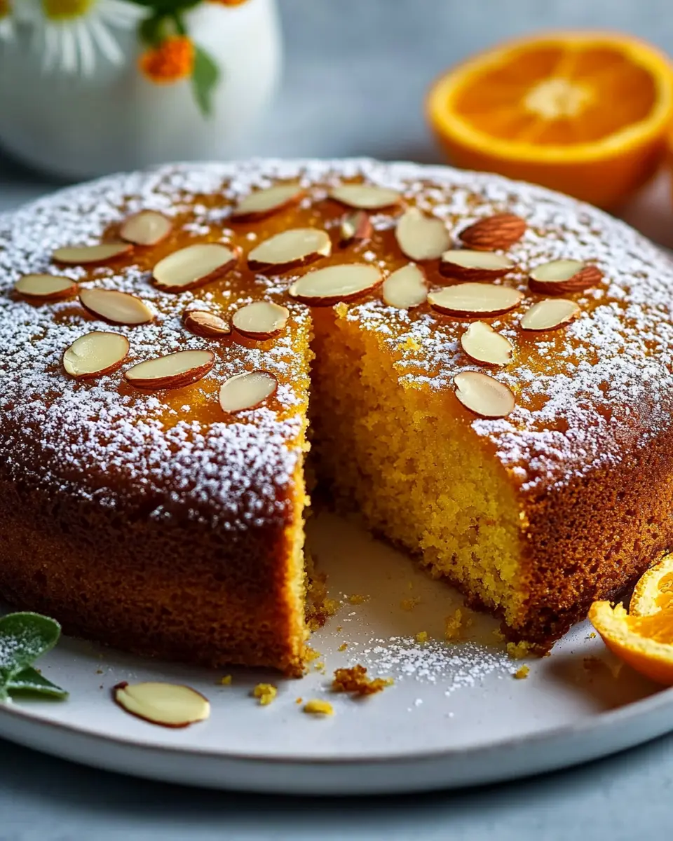 Keto Marokkanischer Orangen- und Mandelkuchen First Image First Image