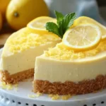 Philadelphiatorte Zitrone ohne Backen – Einfaches Rezept + 4 Tipps First Image First Image