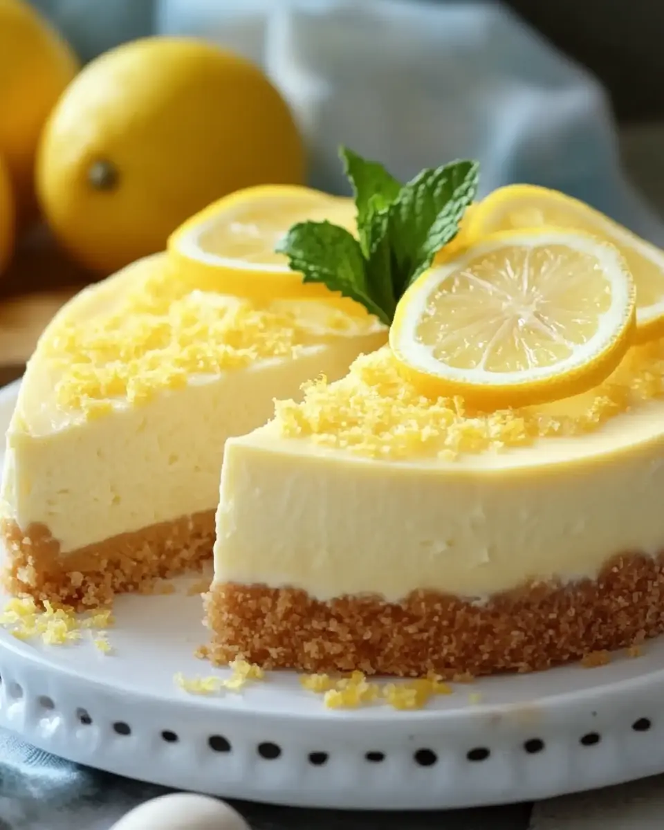 Philadelphiatorte Zitrone ohne Backen – Einfaches Rezept + 4 Tipps First Image First Image