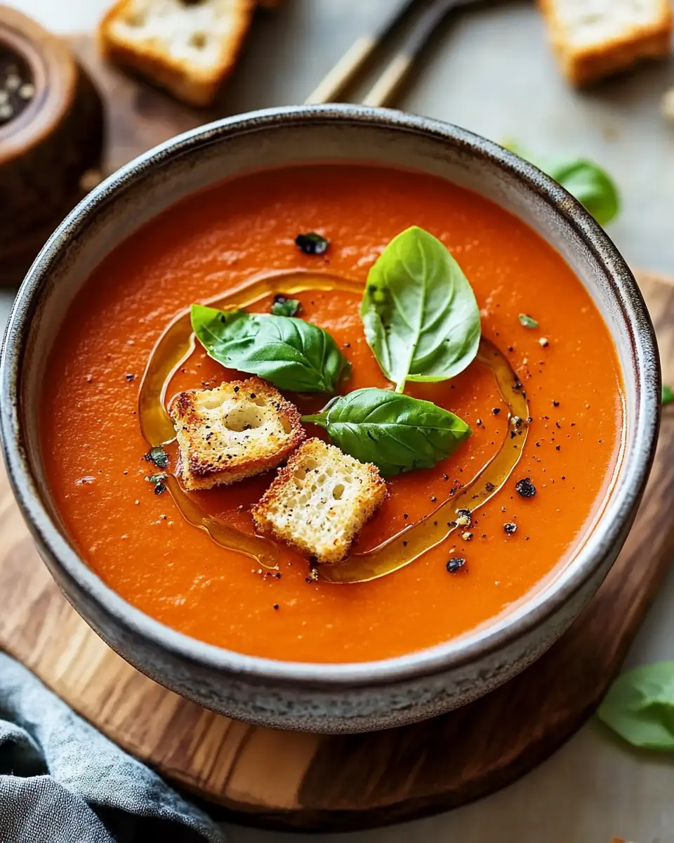 Klassische Tomatensuppe – Beste Version in 7 Schritten First Image First Image