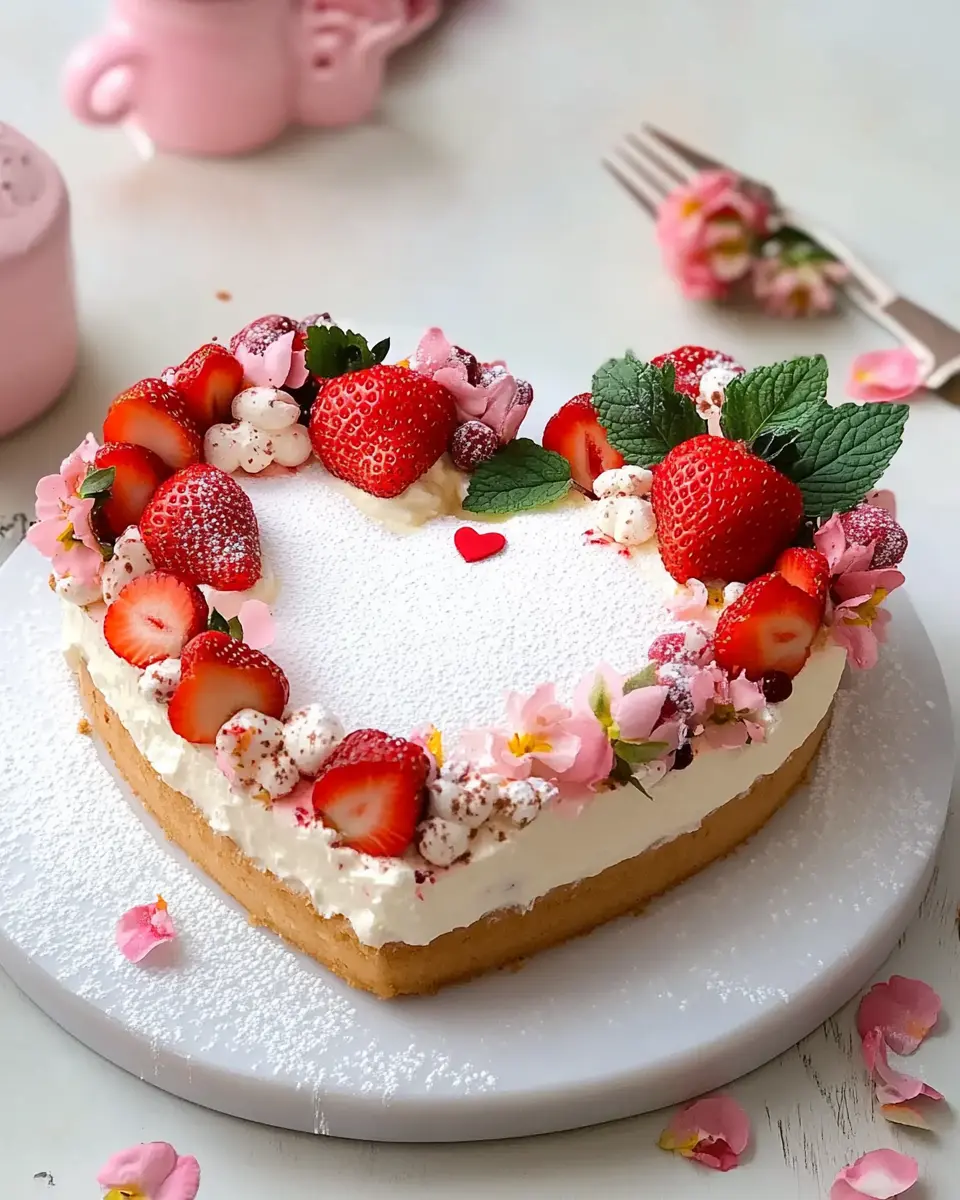 Herzlicher Genuss: Muttertagsherz mit Mascarpone und Erdbeeren First Image First Image