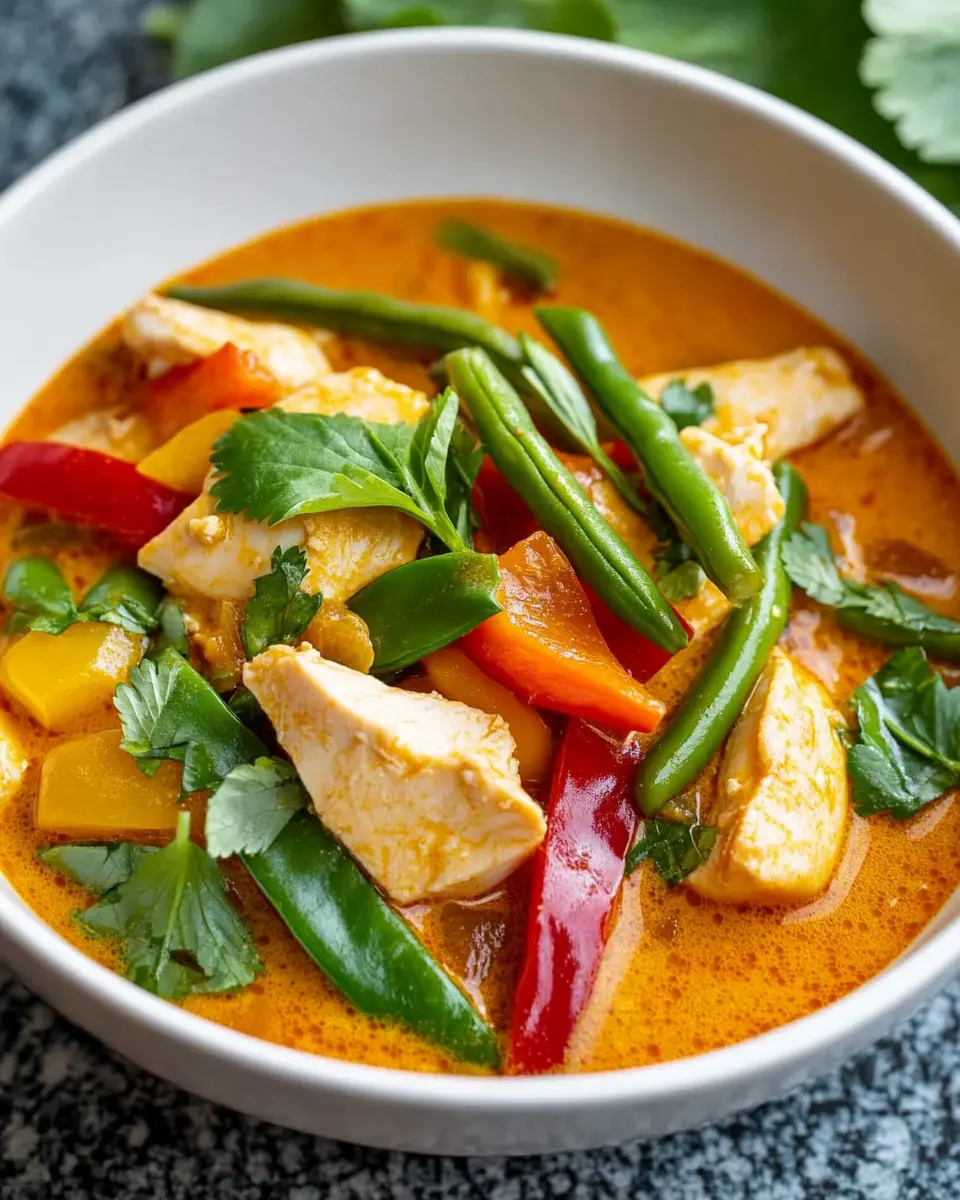 Rotes Thai Curry mit Hähnchen – in 20 Minuten auf dem Tisch! First Image First Image