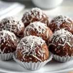Keto Brasilianische Kokosmilch-Brigadeiro-Trüffel First Image First Image