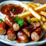 Currywurst aus der Heißluftfritteuse: Mein Imbissklassiker für zu Hause First Image First Image