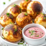 Herzhafte Æbleskiver mit Speck – dänisch, deftig, lecker First Image First Image