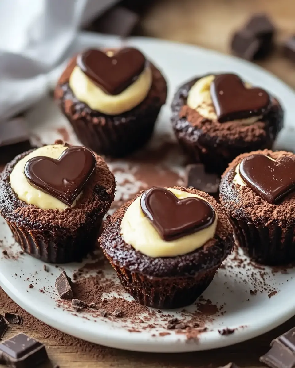 Schoko Herz Cheesecake Muffins – 5 Tipps für Perfektion First Image First Image