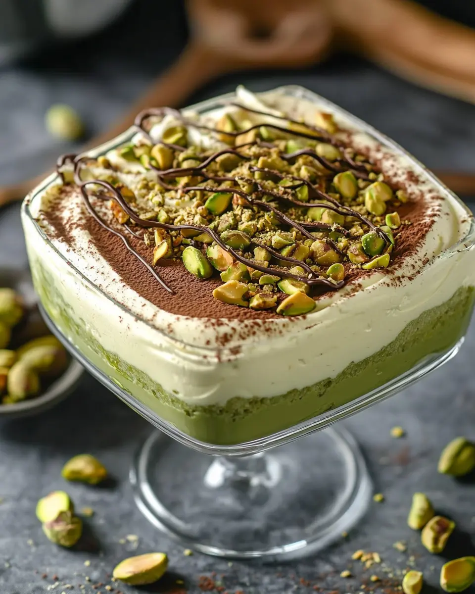 Pistazien Tiramisu – Dubai Schokolade Style First Image First Image