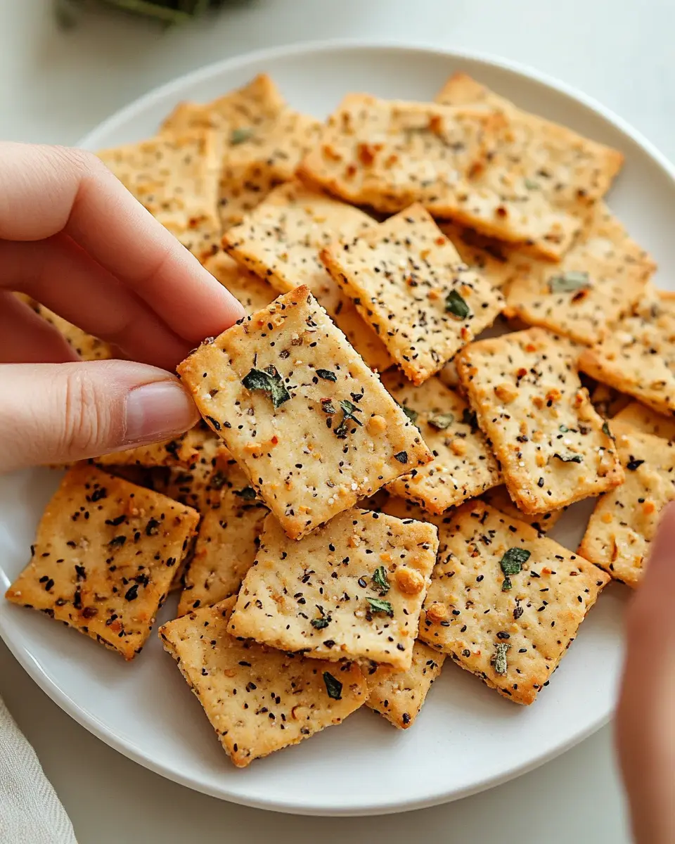 Knusprige Kichererbsen Cracker First Image First Image
