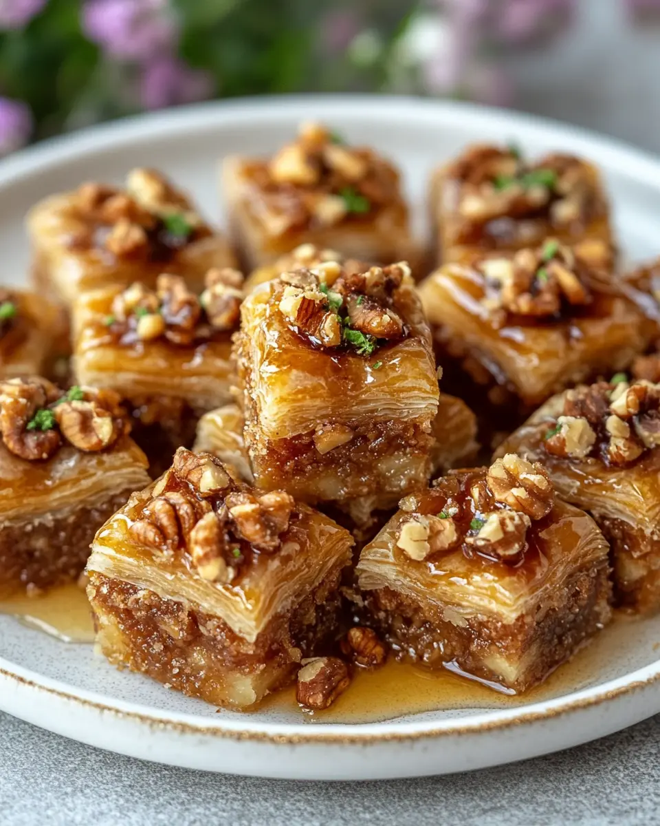 Keto Libanesische Baklava Bites mit Walnüssen und Mandeln First Image First Image