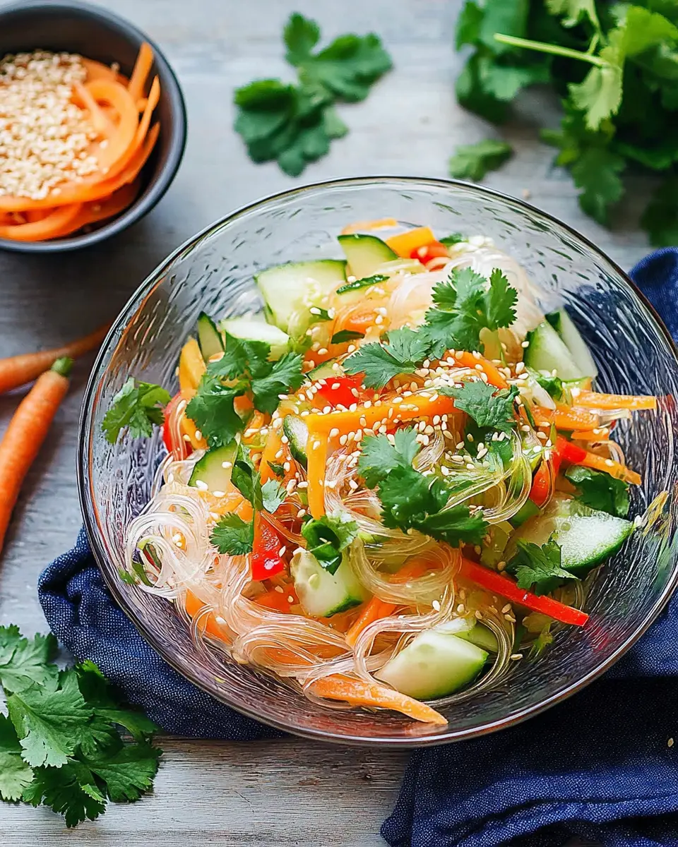 Glasnudelsalat schnell und einfach: Fresh, Flavorful Delight! 7 jqzz9actjbtdvytt1vk6