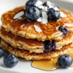 Blaubeer-Kokos-Keto-Pfannkuchen First Image First Image