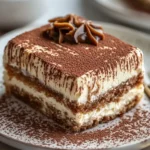 Keto Gesalzene Karamell-Tiramisu mit Mandelmehlkuchen First Image First Image