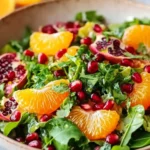 Schneller Wintersalat mit Orangen und Granatapfel First Image First Image