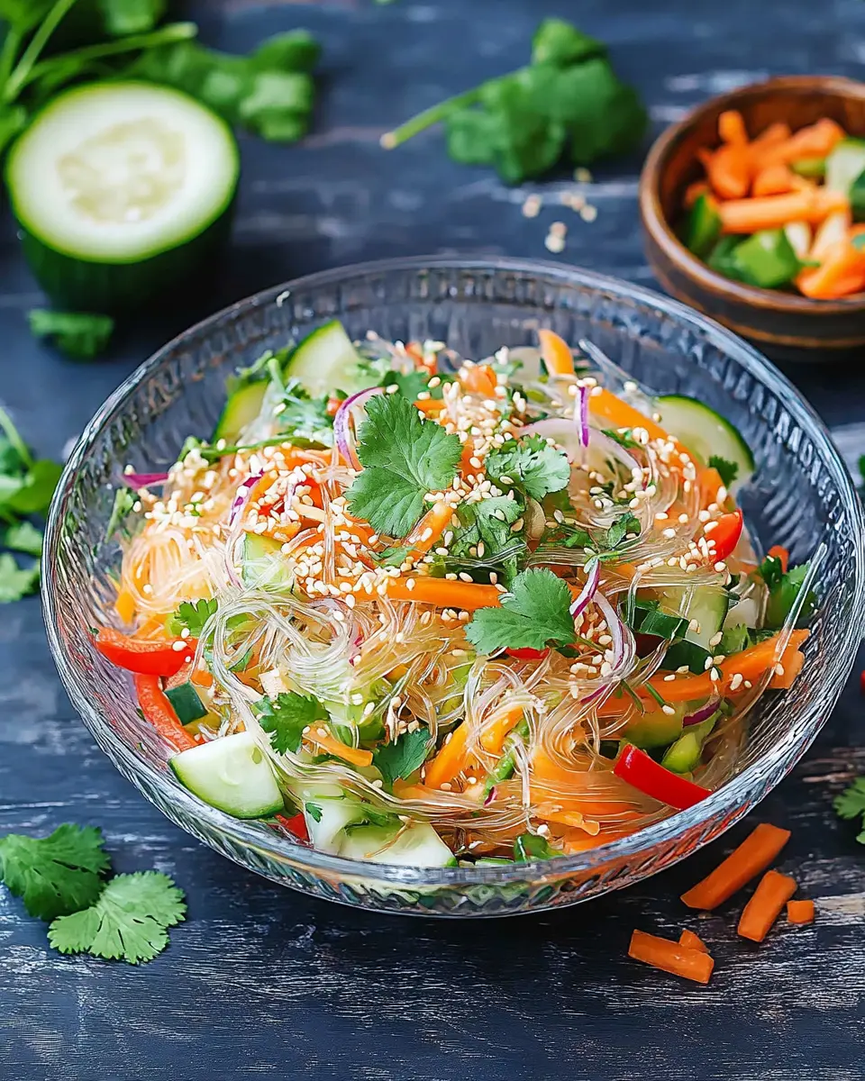 Glasnudelsalat schnell und einfach: Fresh, Flavorful Delight! 6 lqq98dkijkkborczp0j1