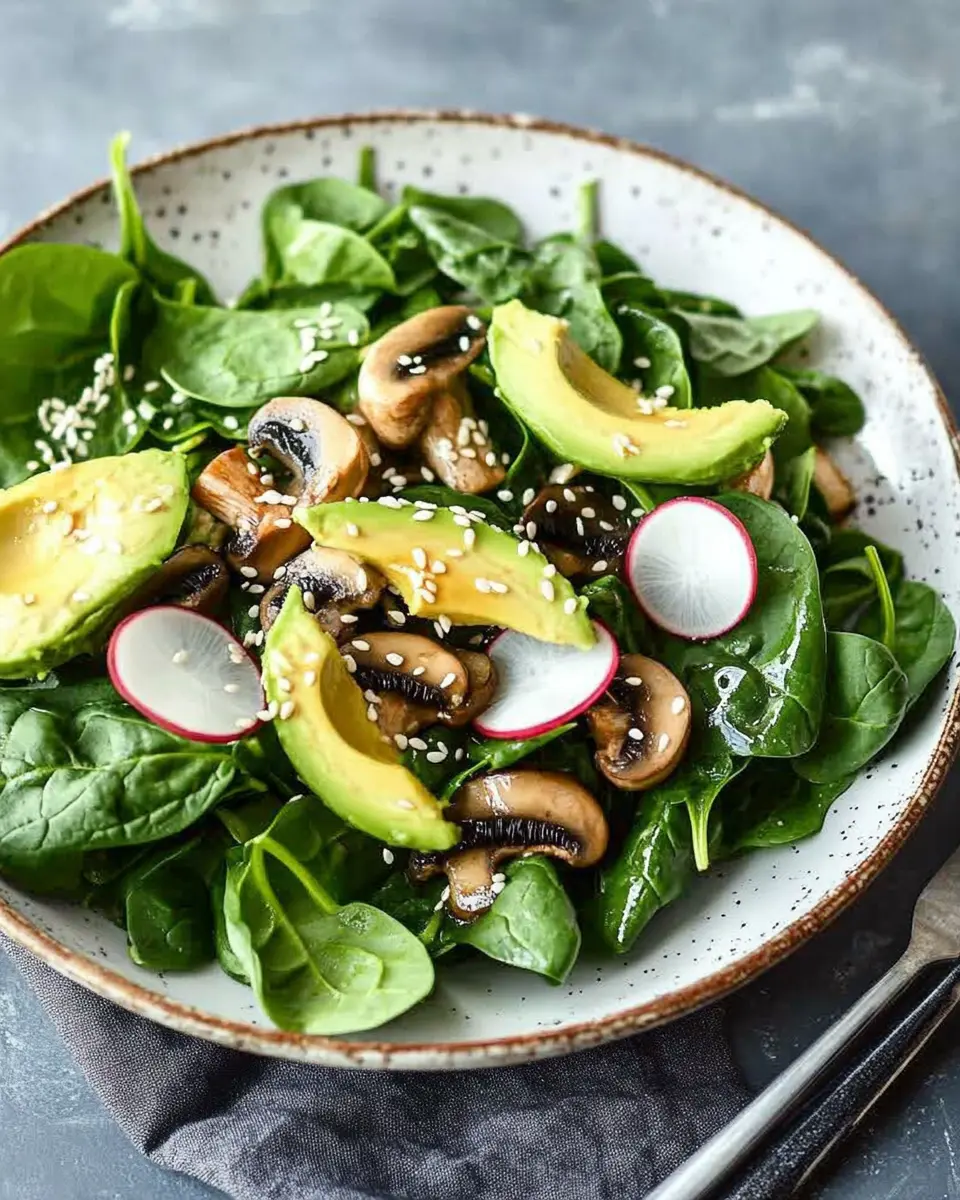 Spinatsalat mit Champignons und Avocado: The Best Refreshing Bowl 5 mpakuhhz8yfavbucaggm