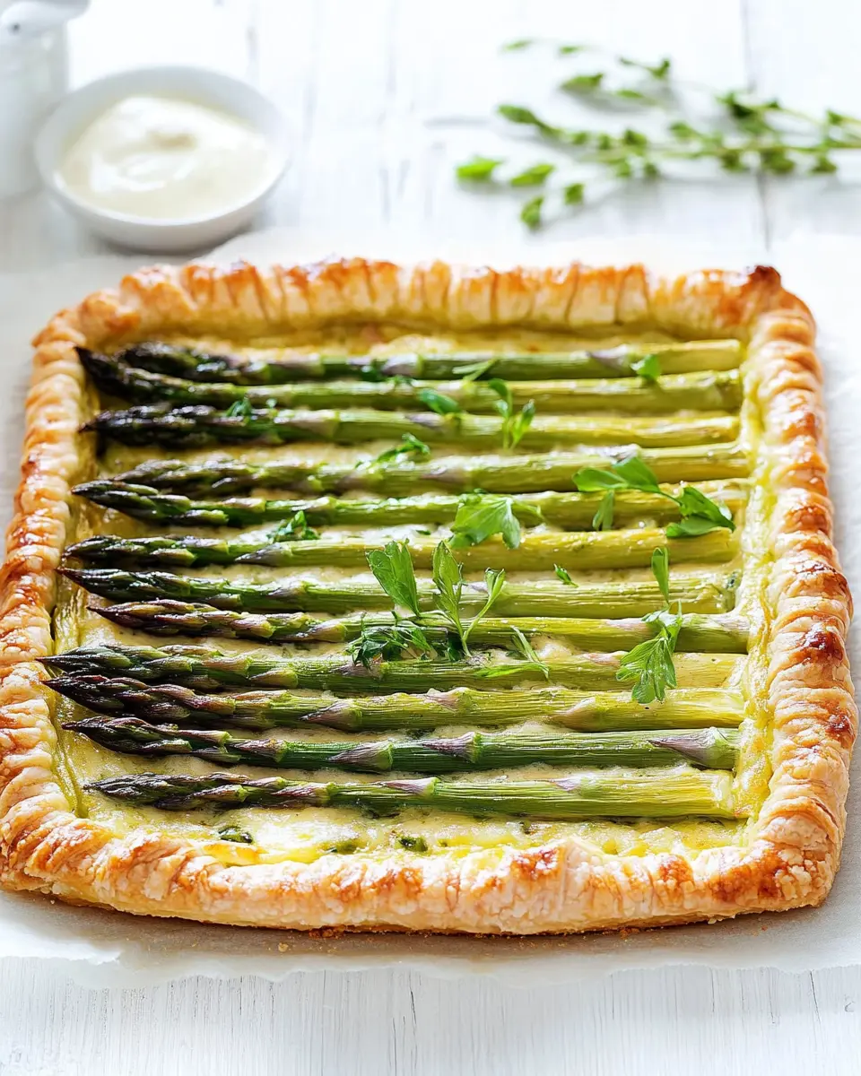 Spargel-Tarte mit grünem Spargel: The Best Spring Delight 6