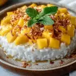 Keto Kokos-Mango Sticky Rice Kuchen First Image First Image