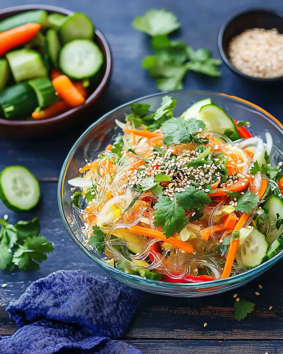 Glasnudelsalat – schnell und einfach First Image First Image