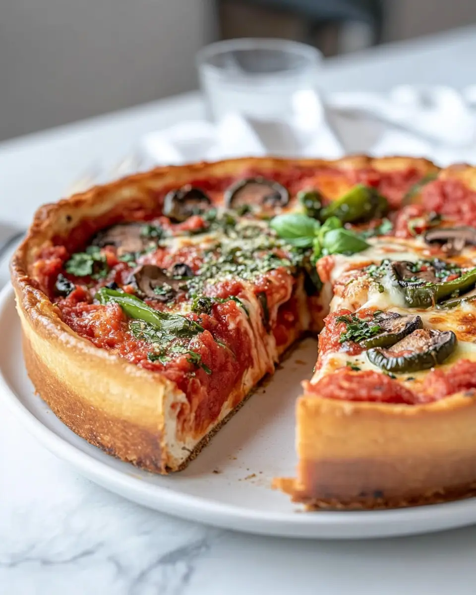 Deep Dish Pizza: Irresistibly Cheesy and Comforting Homemade Delight 5 qfnssemhgoius29e0sms