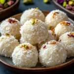 Keto Indische Kokos Ladoo (Süße Kokos-Bällchen) First Image First Image