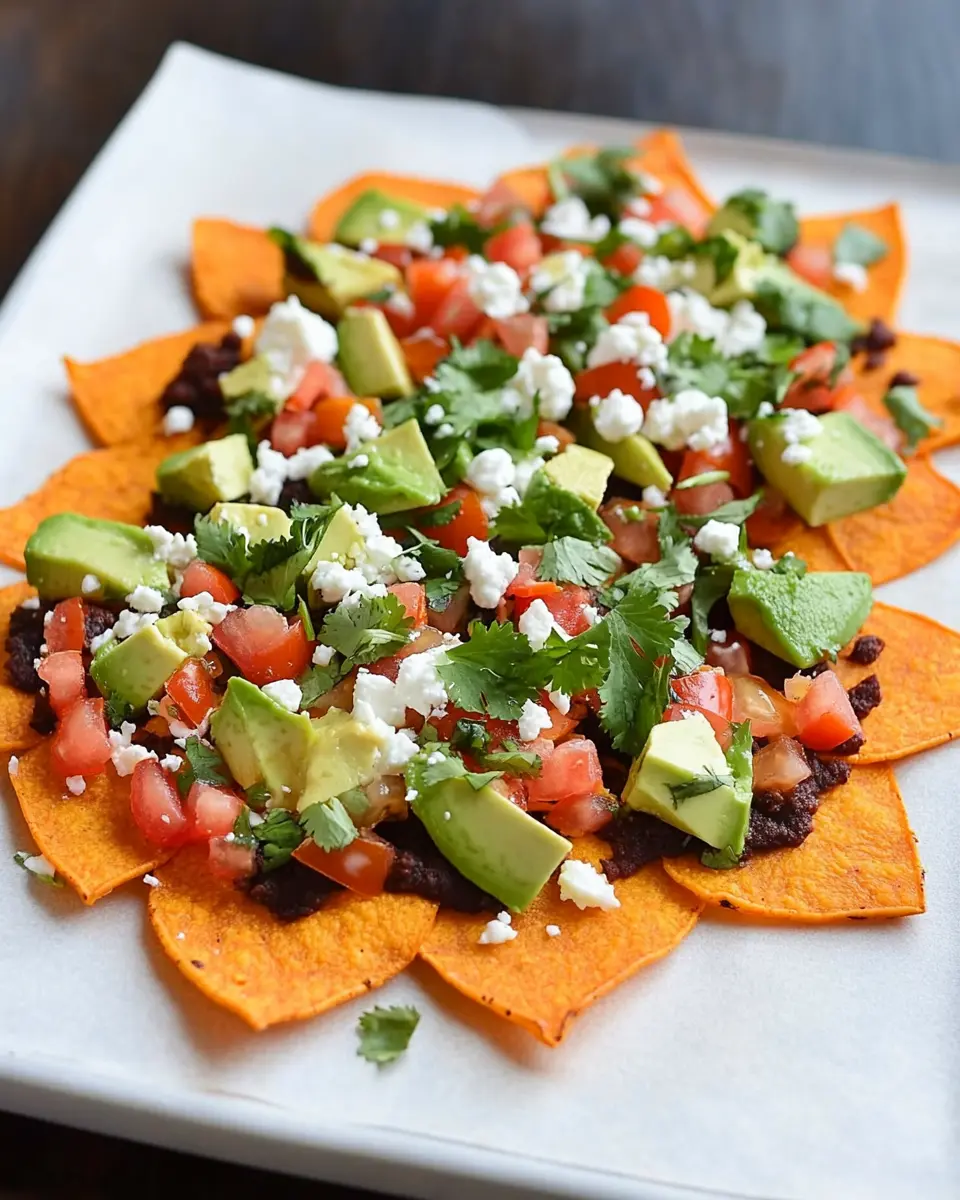 Süßkartoffelnachos: Irresistibly Cheesy and Flavor-Packed! 5