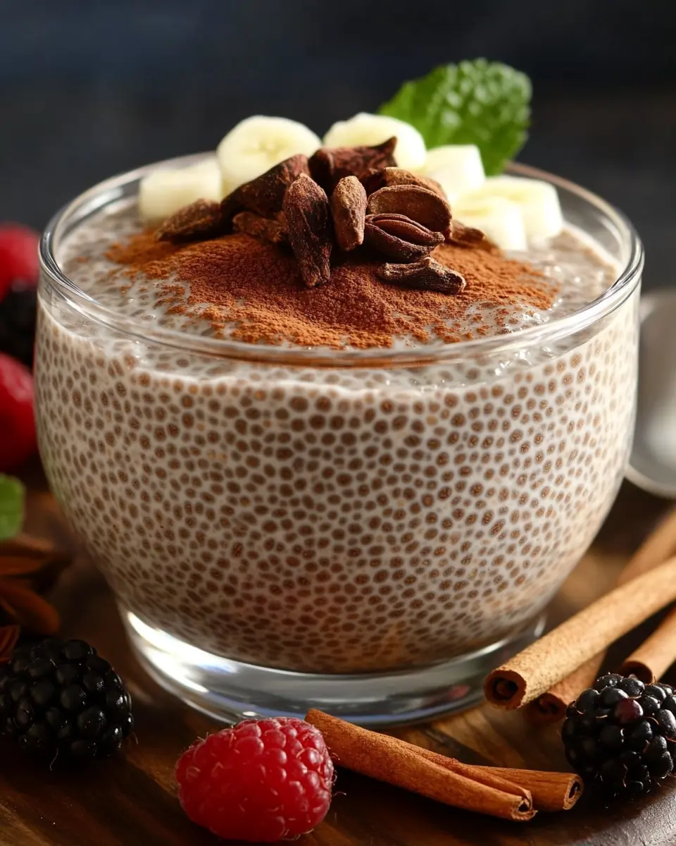 Keto Zimtgewürzter Chia Pudding mit Kardamom First Image First Image
