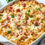 Nudelauflauf mit Schinken und Käse – Einfaches Rezept für cremigen Genuss First Image First Image