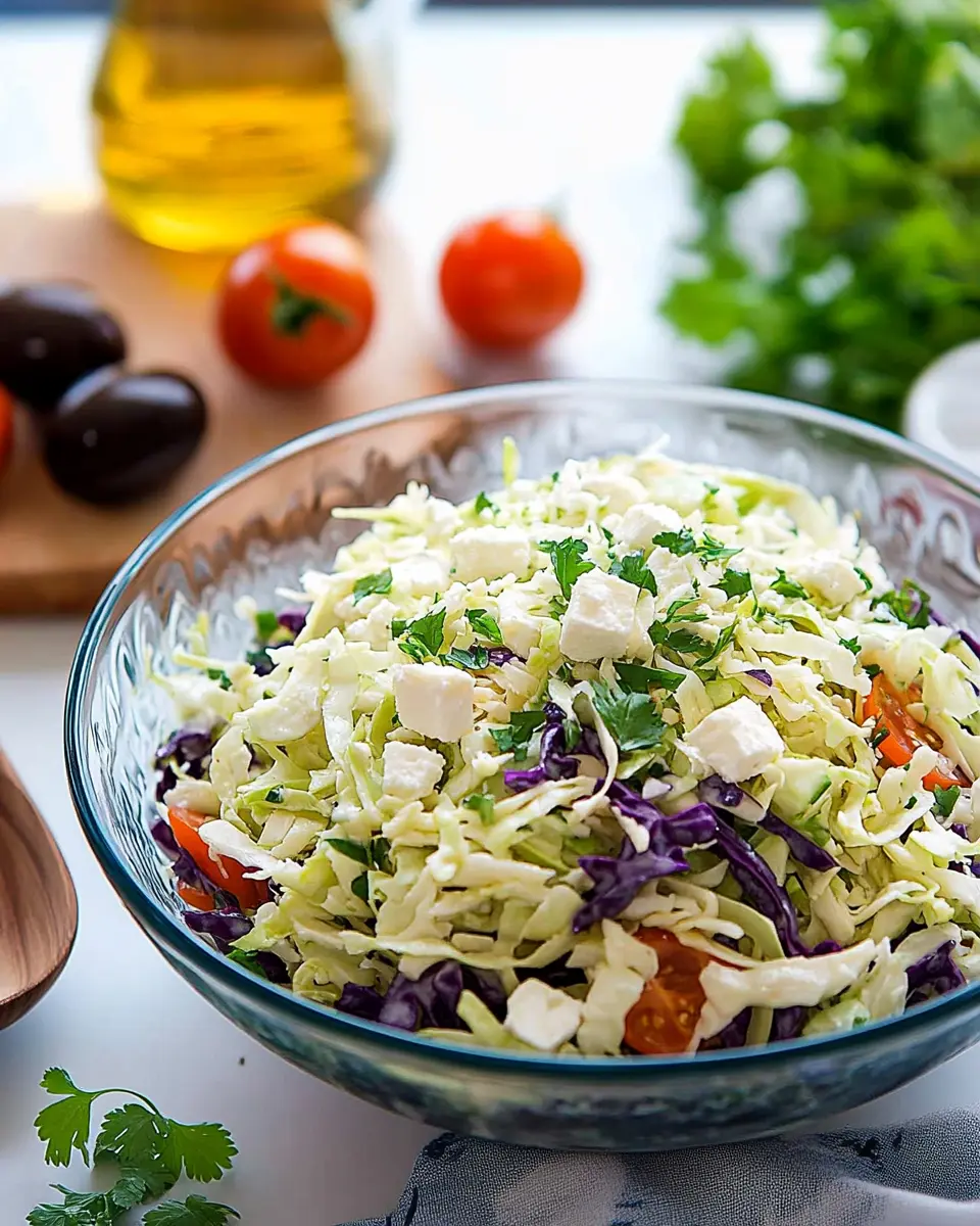Griechischer Krautsalat - Einfaches Rezept für frischen Genuss 5 rukh0vl20tzwnjksf9ai