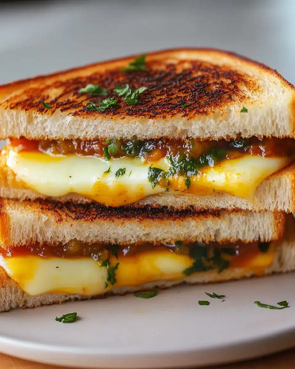 Chutney-Grillkäse-Sandwich First Image First Image