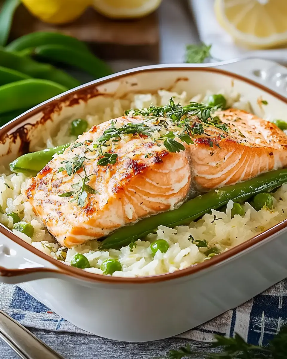 Lachs-Reis-Auflauf mit Zuckerschoten: A Comforting Delight 6