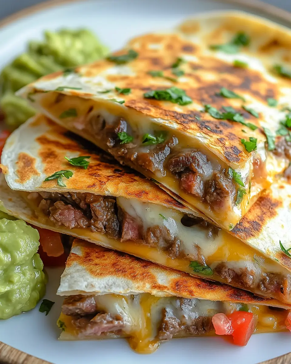 Käseüberbackene Steak-Quesadillas: Irresistibly Gooey Goodness 7