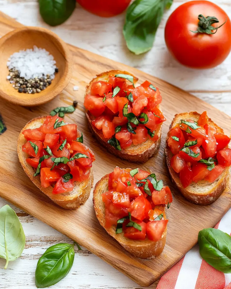 Original Bruschetta Rezept mit Tomaten First Image First Image